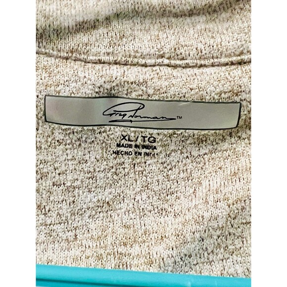 Greg Norman Size XL Mens Performance 1/4 Zip Up Fleece Lined Pullover Sweater - Picture 5 of 9